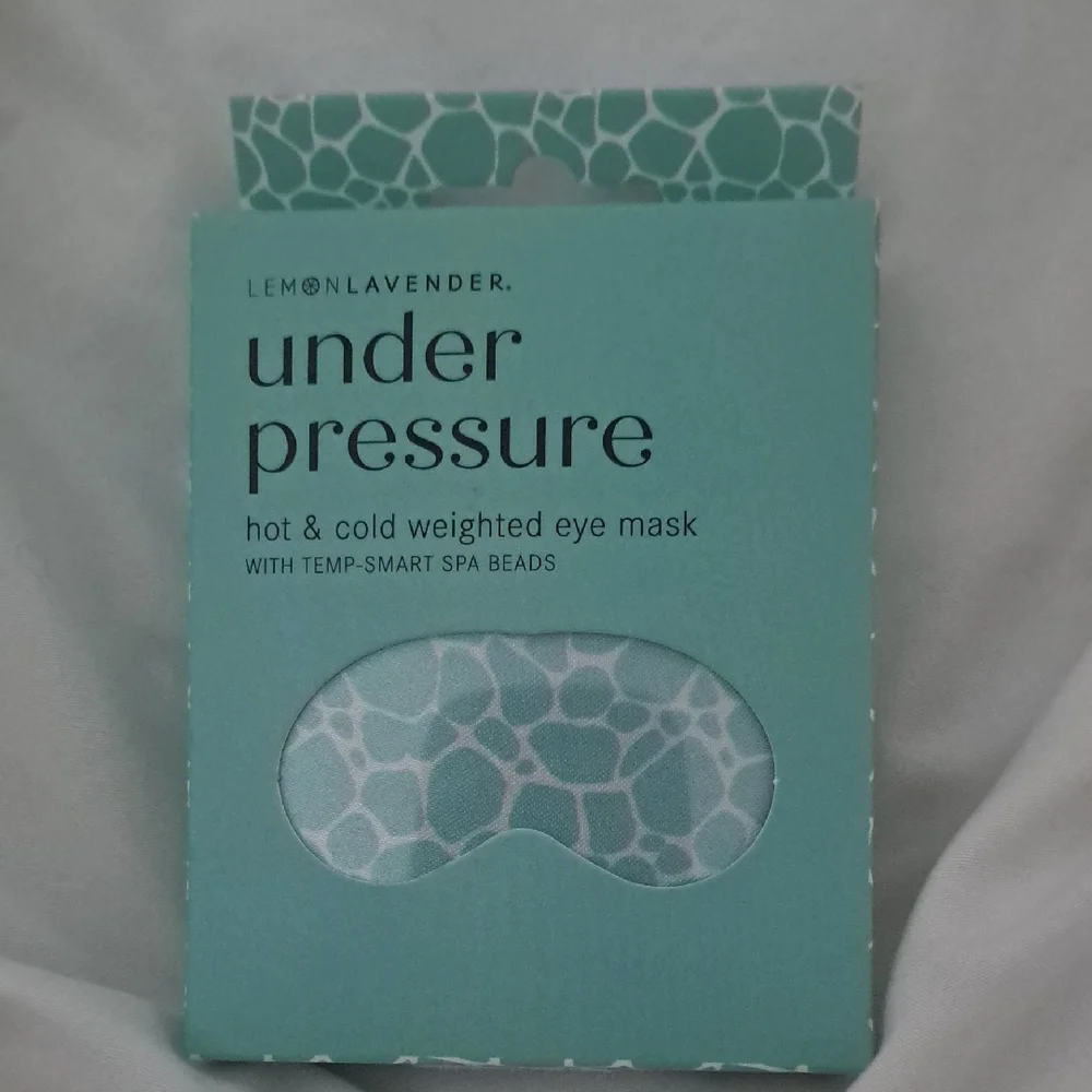 Lemon Lavender Under Pressure Weighted Eye Mask NEW